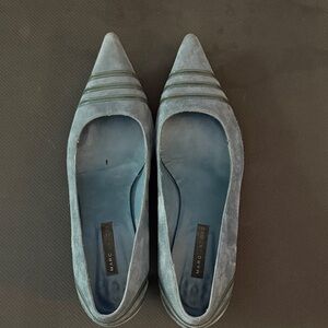 Marc Jacobs Blue Suede Shoes